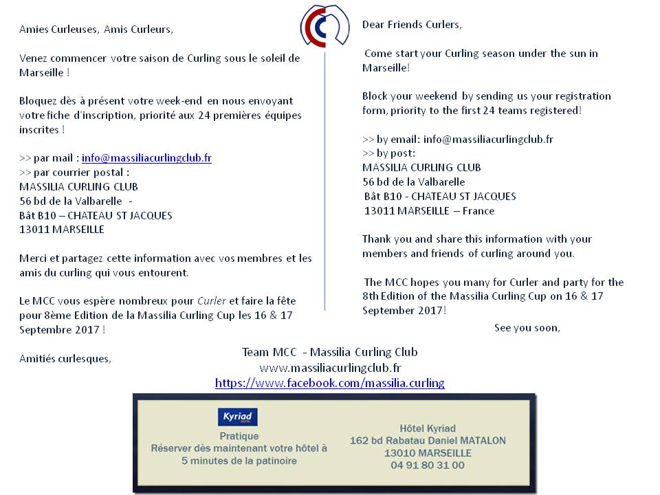 Massilia Curling Cup 8th Edition Curlingcalendar Com